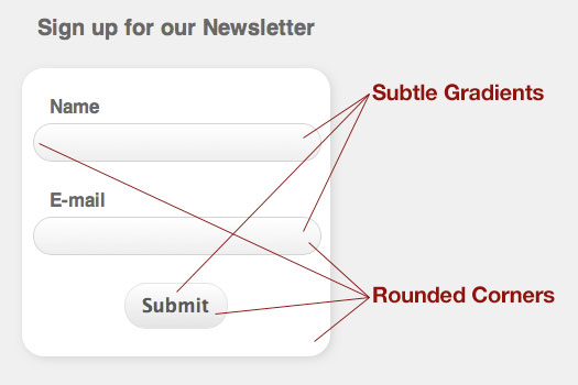 CSS3 Form Screenshot